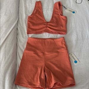 Montce Coral Athletic Shorts Set